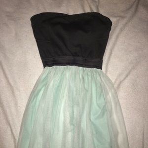 Strapless Knee Length Dress
